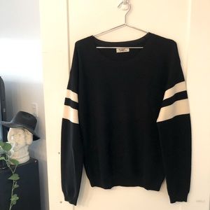 Aritzia TNA Sweater with white stripes